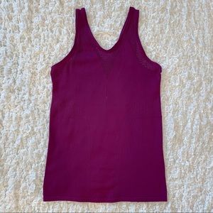 Lululemon Athletica Tank Top Purple Mesh Size 6